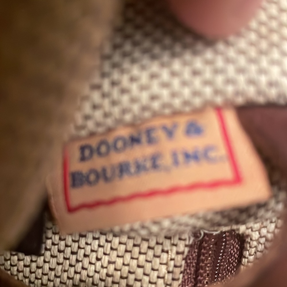 Dooney & Bourke Small Leather Hobo Bag. - Picture 4 of 6